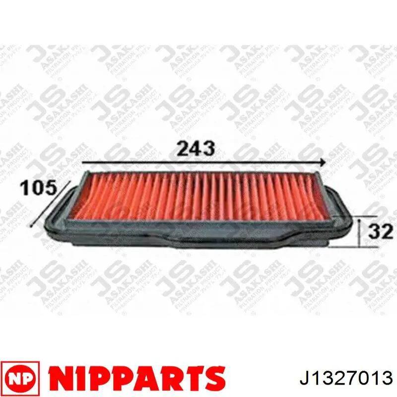 El filtro de aire Japan Parts FA798S precio, desde 17,46 EUR