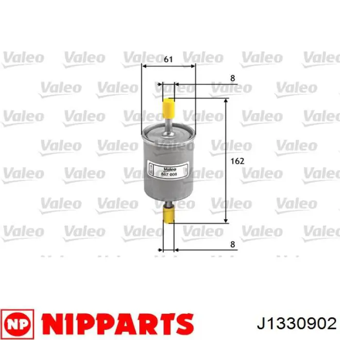J1330902 Nipparts filtro combustible