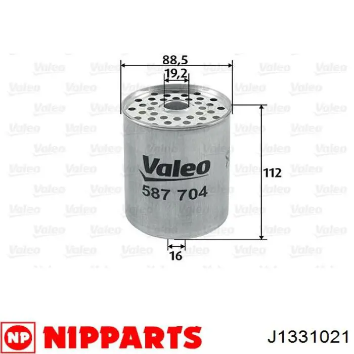 J1331021 Nipparts filtro combustible