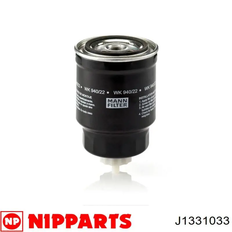 Filtro de gasoil Nipparts J1331033