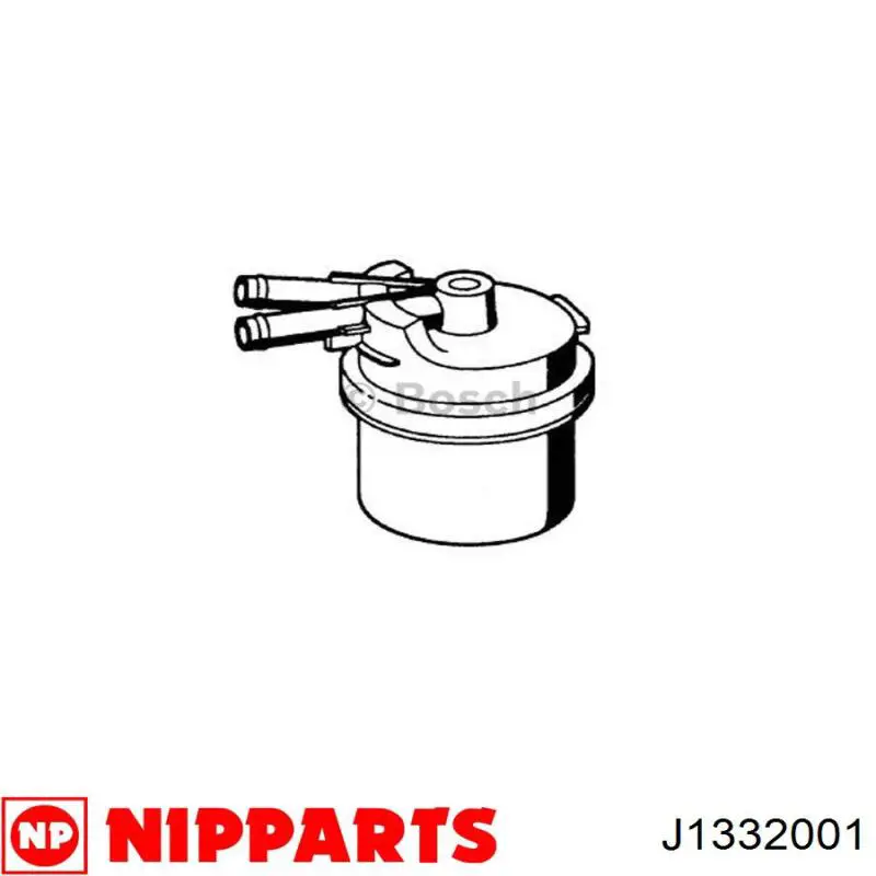 J1332001 Nipparts filtro de combustible