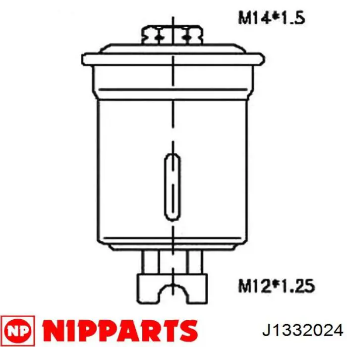 Comprar J1332024 Nipparts Filtro diesel