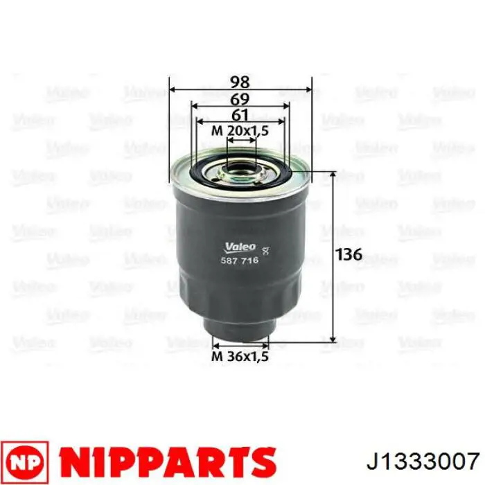 Filtro combustible Mahle Original KL119 precio, desde 8,37 EUR
