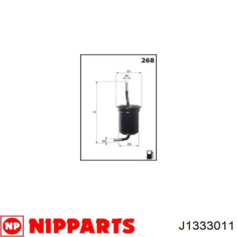 J1333011 Nipparts filtro combustible