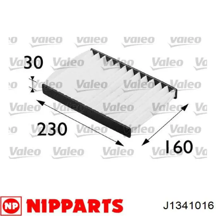 Comprar J1341016 Nipparts Filtro de aire del habitáculo