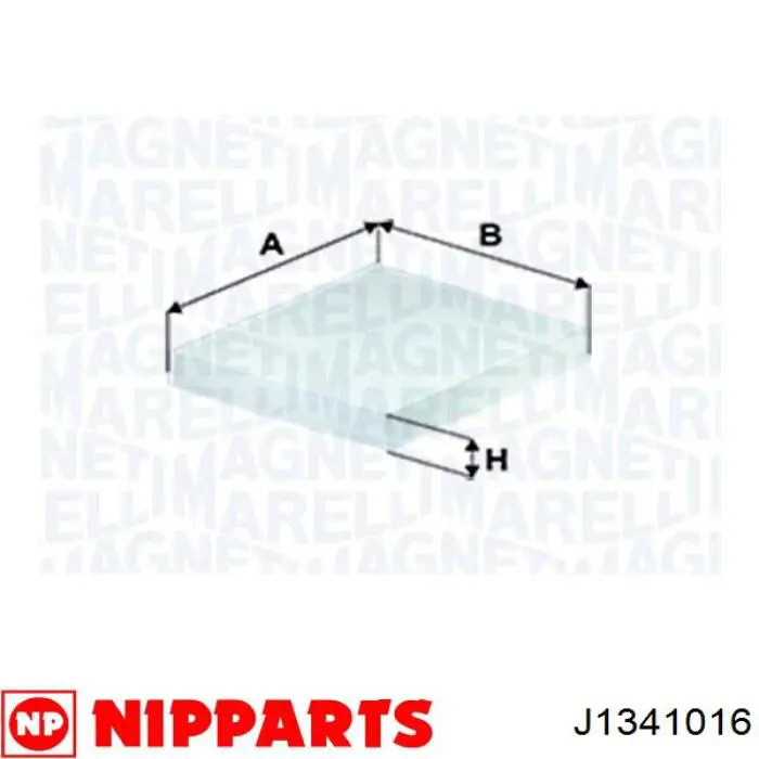 Filtro de cabina Nipparts J1341016 precio, desde 10,92 EUR