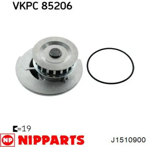 Comprar J1510900 Nipparts Bomba de agua para motor