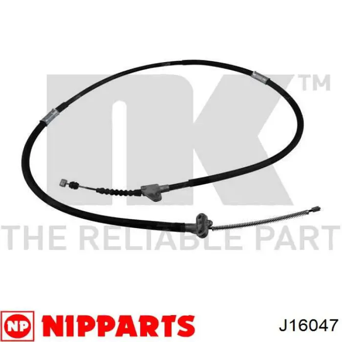 J16047 Nipparts cable de freno de mano trasero izquierdo