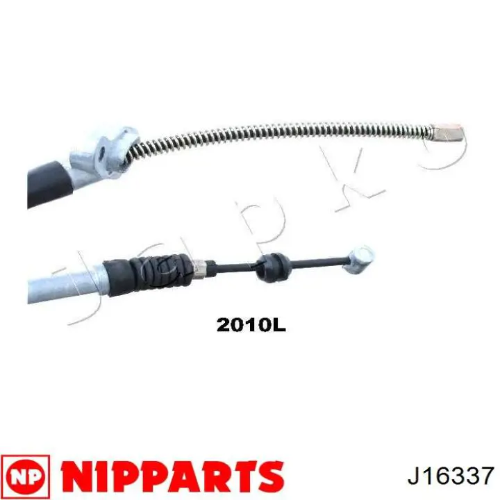J16337 Nipparts cable de freno de mano trasero izquierdo