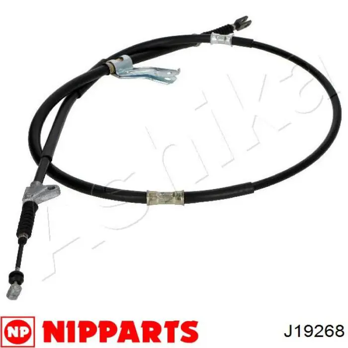 J19268 Nipparts cable de freno de mano trasero derecho