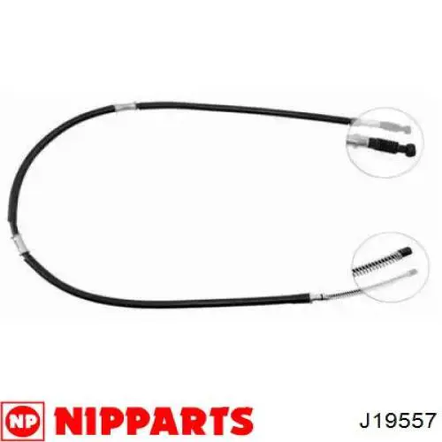 J19557 Nipparts cable de freno de mano trasero izquierdo