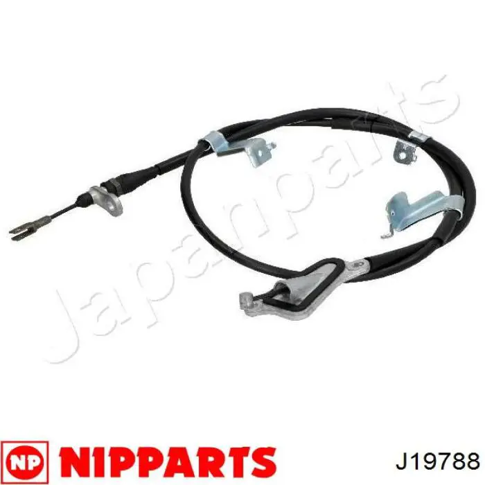 J19788 Nipparts cable de freno de mano trasero derecho