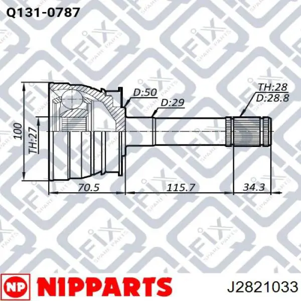Comprar 62137 Japko Junta homocinetica