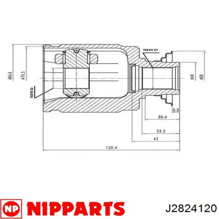 Junta homocinética exterior delantera Honda 44014S04010 precio, desde 40,96 EUR