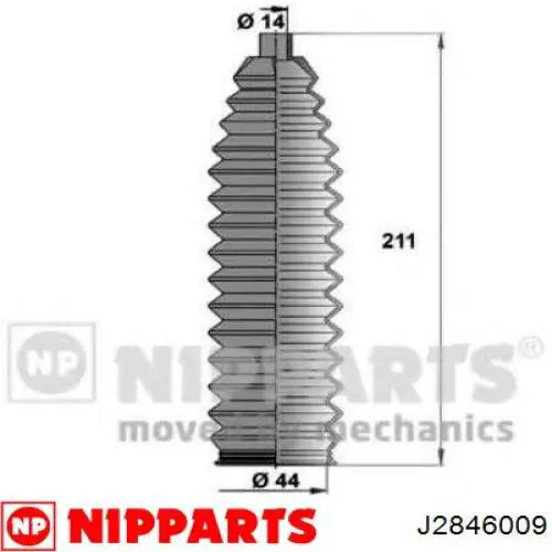 Fuelle de dirección para Daihatsu Terios (J100, J102, J122)