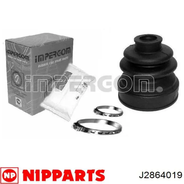 J2864019 Nipparts fuelle, árbol de transmisión trasero exterior