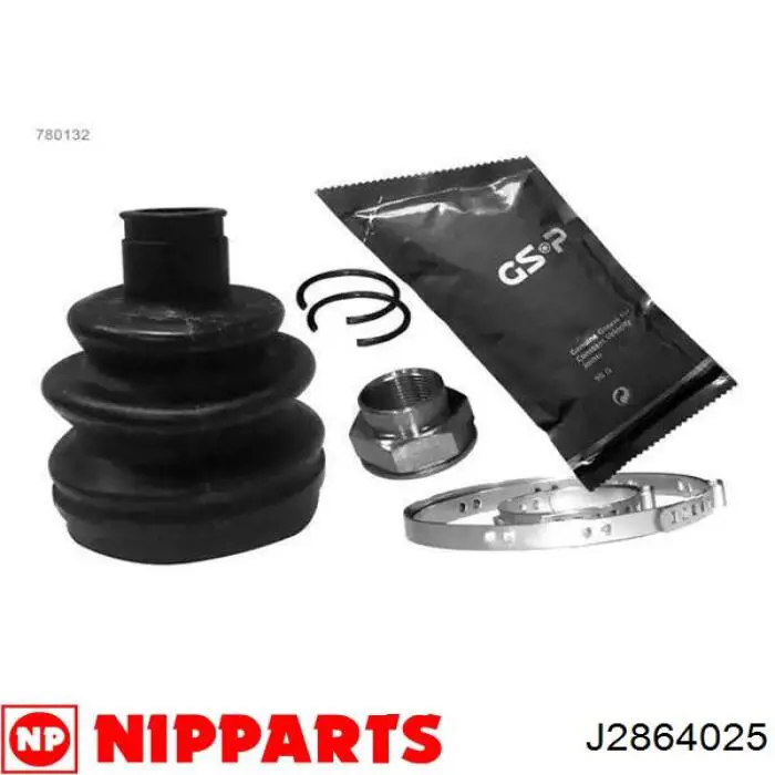 J2864025 Nipparts fuelle, árbol de transmisión delantero exterior