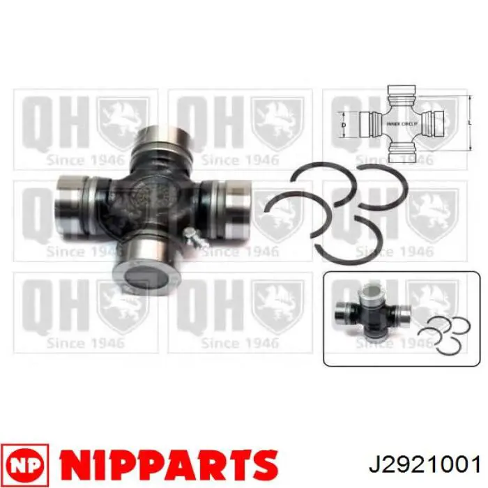 Cruceta TN129 Toyo