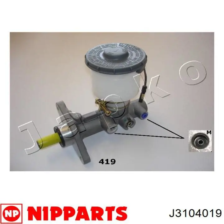 J3104019 Nipparts bomba de freno