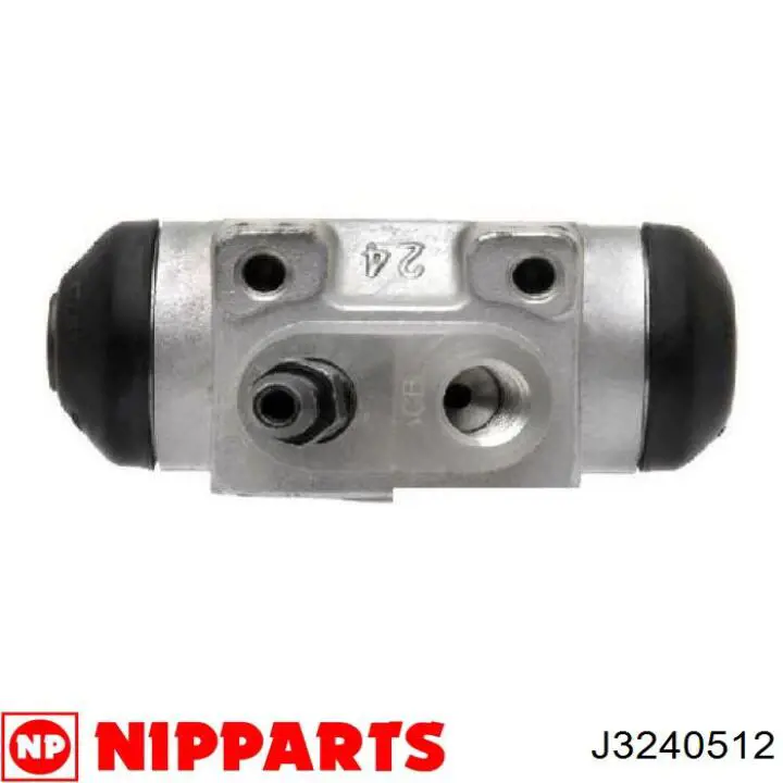 Cilindro de freno de rueda trasera J3240512 Nipparts