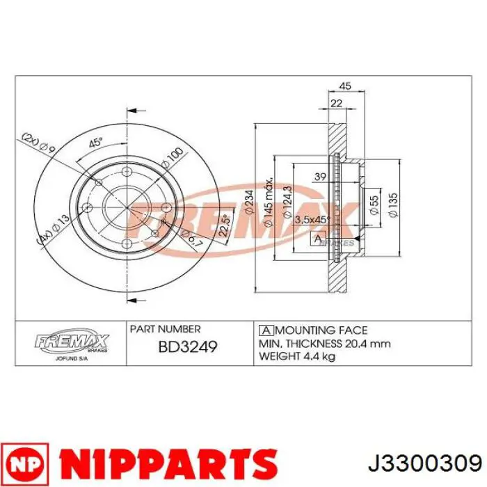 MDX7433251 Hyundai/Kia Discos