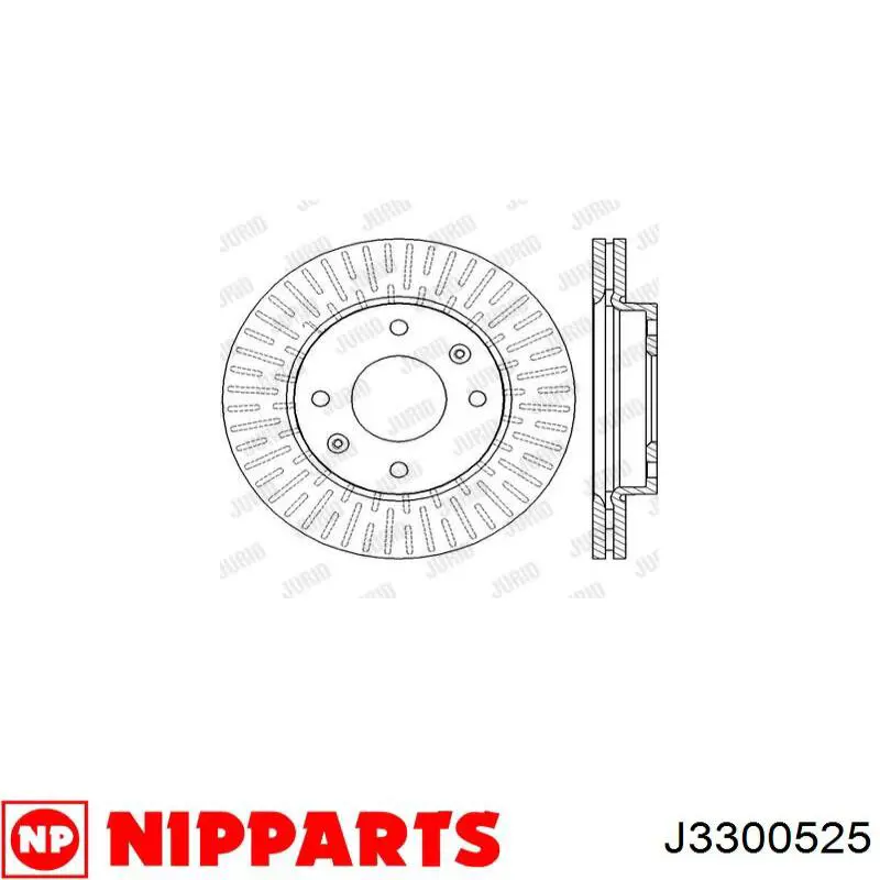 Disco de freno delantero Hyundai/Kia S517122D300