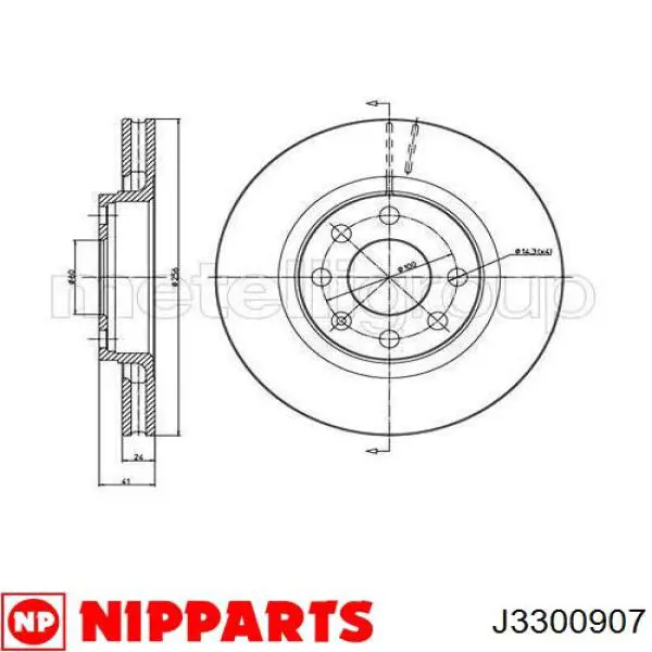 Frenos delanteros Nipparts J3300907 precio, desde 33,04 EUR