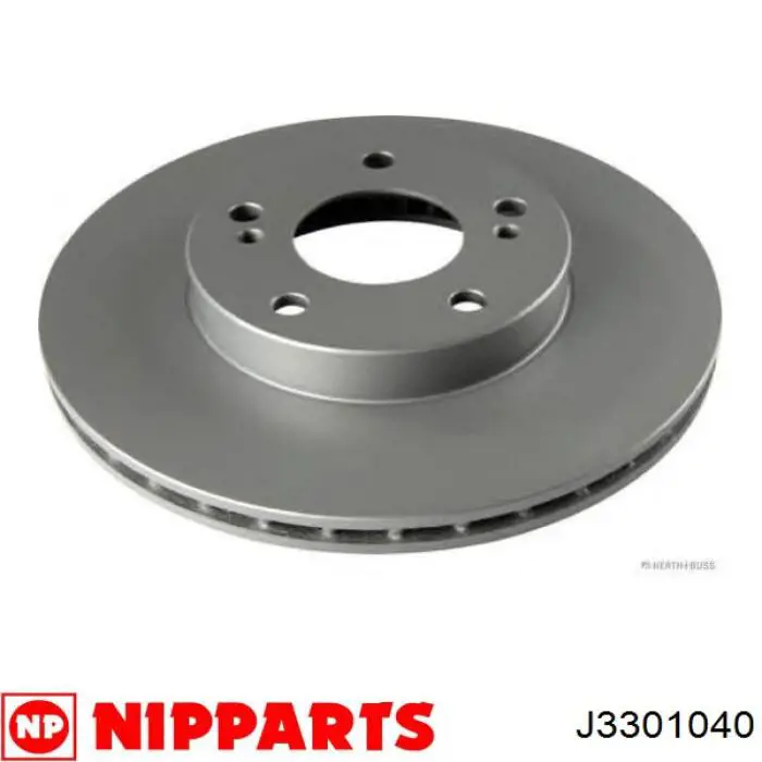 J3301040 Nipparts disco de freno delantero