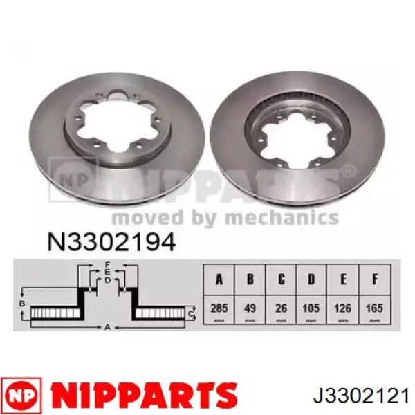 Comprar DI2023C Japan Parts Freno de disco delantero