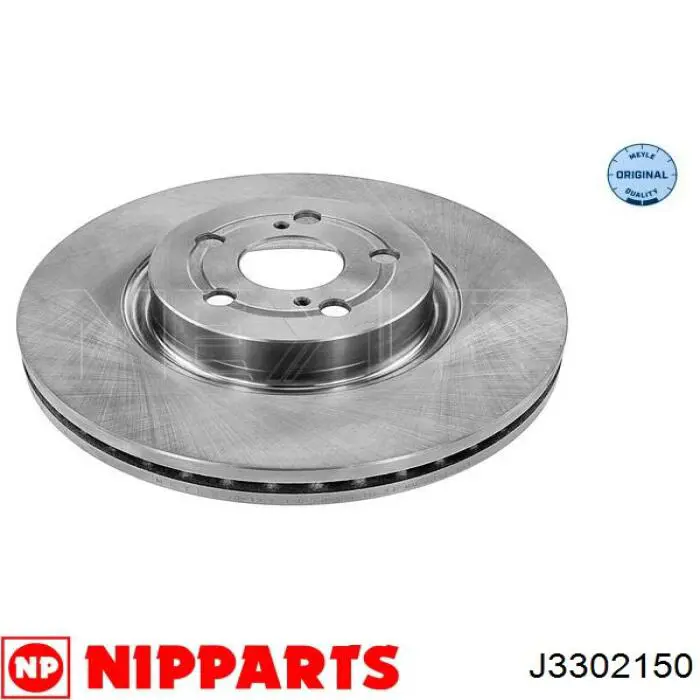 J3302150 Nipparts disco de freno delantero