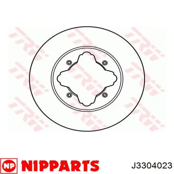 Comprar J3304023 Nipparts Freno de disco delantero