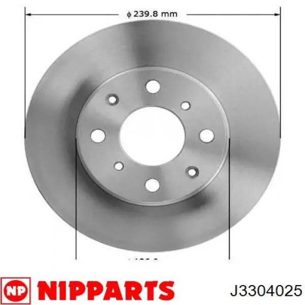Disco de freno 45251S04A10 Honda