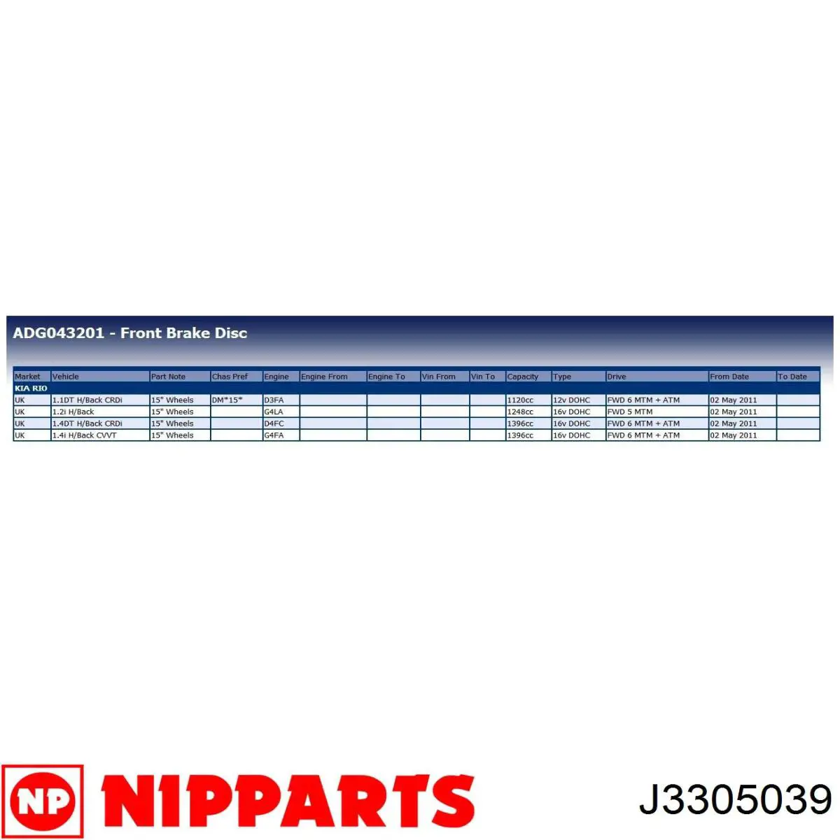 Frenos delanteros Delphi BG3590 precio, desde 37,76 EUR