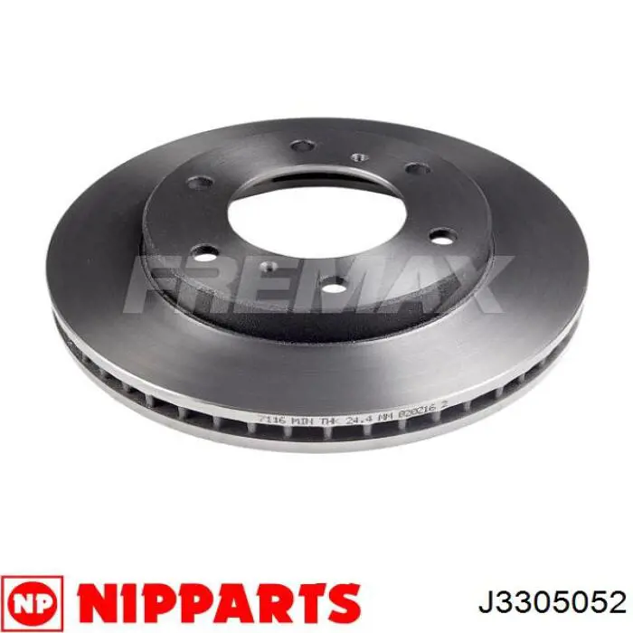Disco de freno DI516C Japan Parts
