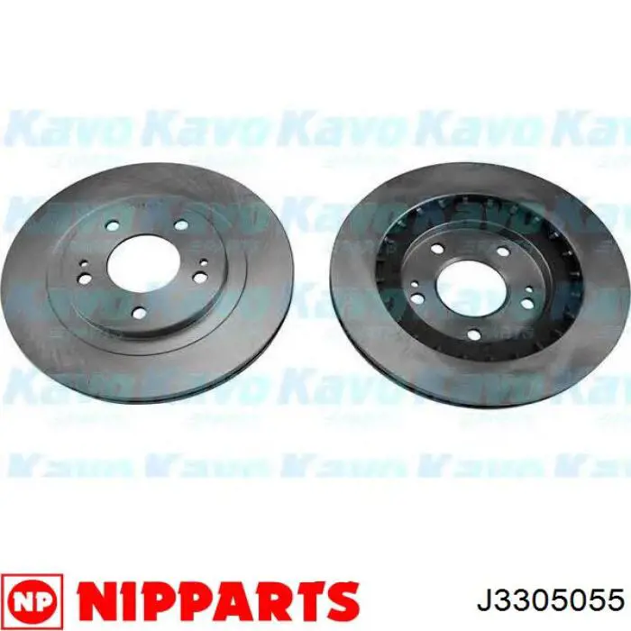 Disco de freno DI507C Japan Parts