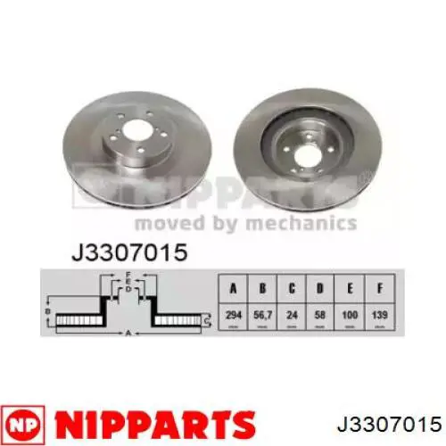 Freno de disco delantero Subaru Impreza 1 GC