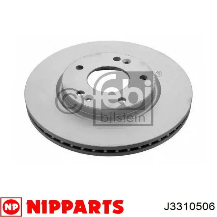 Disco de freno trasero 5841134110AT Hyundai/Kia