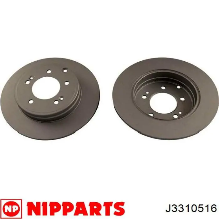 Disco de freno trasero A5240009 Ackojap