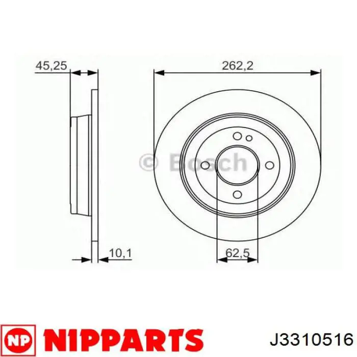 Frenos traseros AYD 1050225