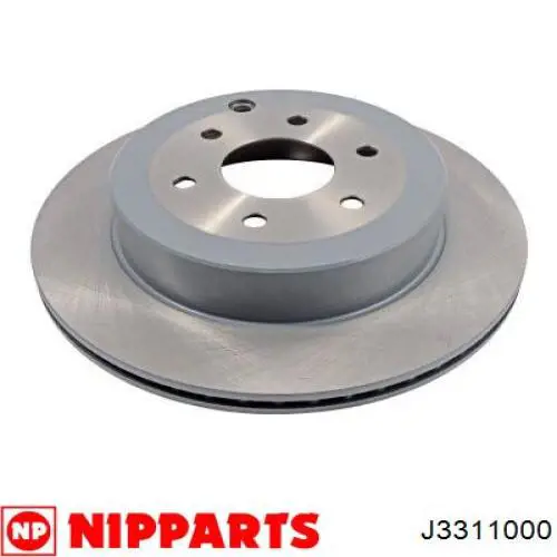 J3311000 Nipparts disco de freno trasero