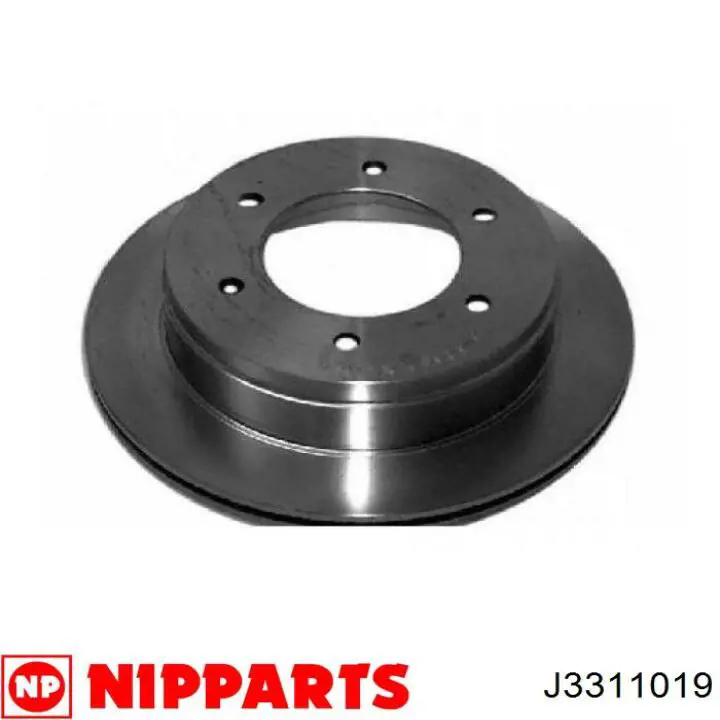 Disco de freno trasero Nissan Terrano 1 WD21