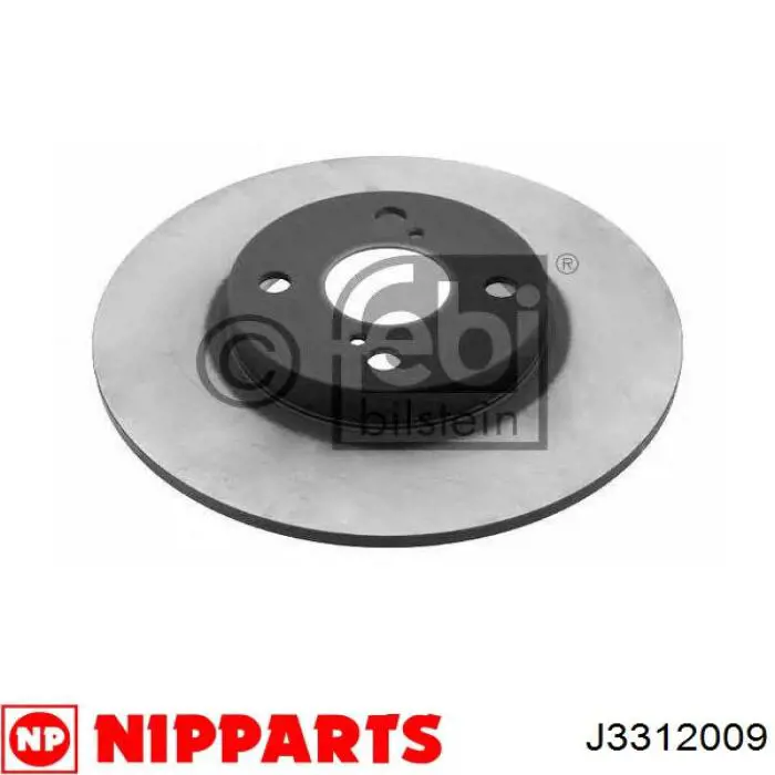 J3312009 Nipparts disco de freno trasero