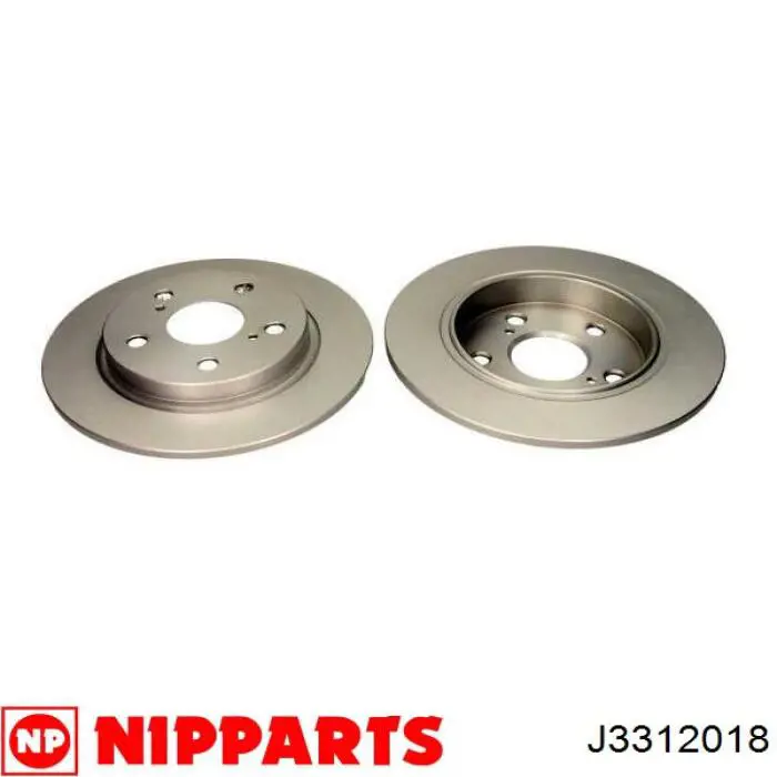 Disco de freno trasero Toyota Auris E15