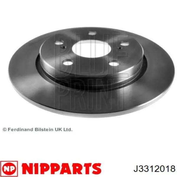 Disco de freno trasero Toyota Auris E15