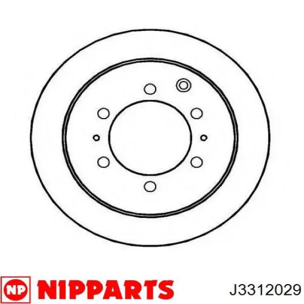 4243160130 Toyota Freno de disco trasero
