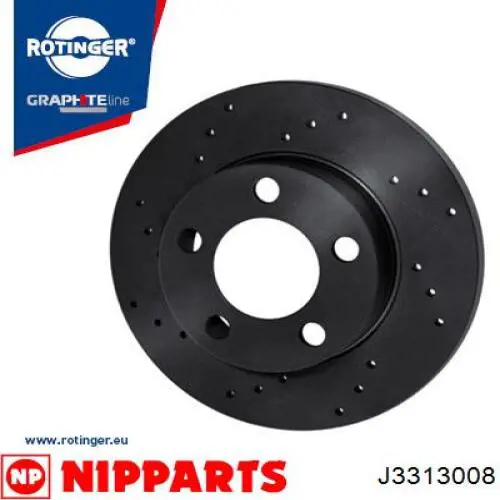 Disco de freno trasero Mazda 323 BG