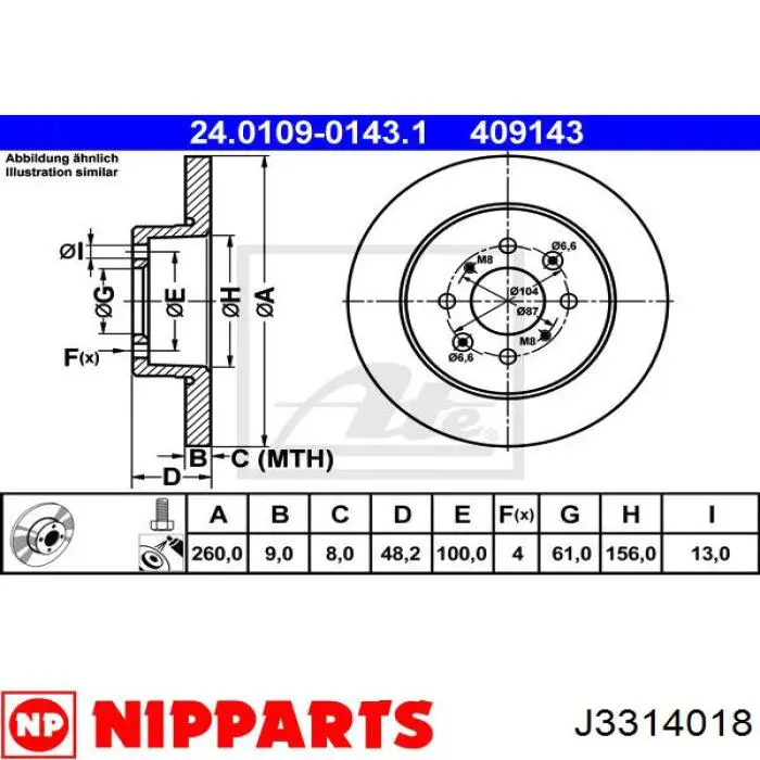 Frenos traseros Ackojap A2640015