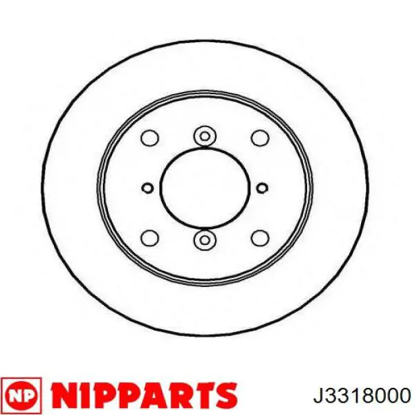 Disco de freno trasero Suzuki Swift 2 AH, AJ