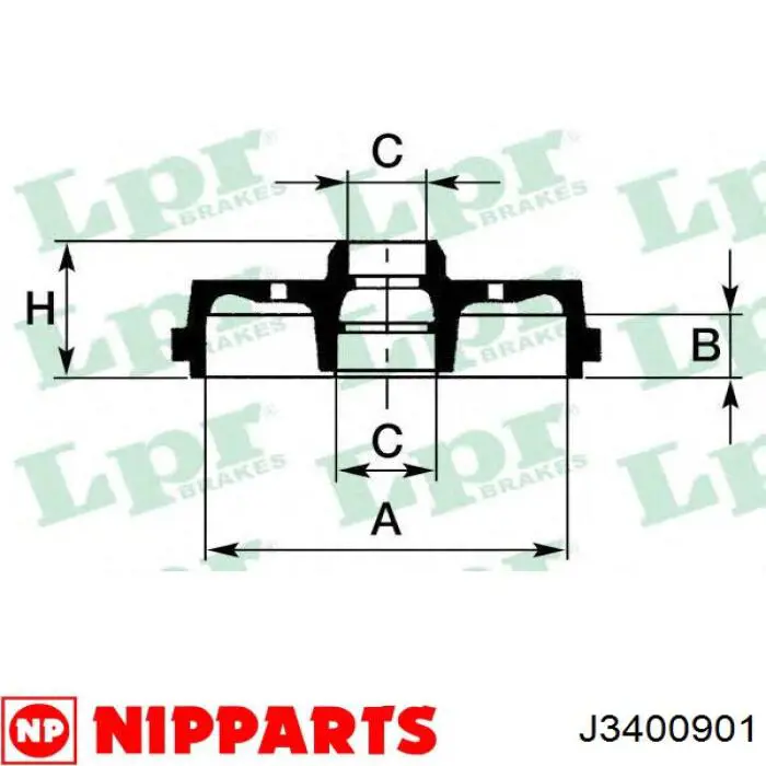 Comprar P96316636 General Motors Tambor de freno trasero