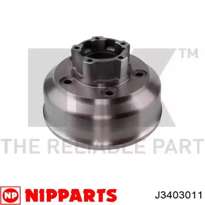 Tambor de freno trasero J3403011 Nipparts